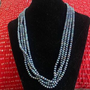 Mallorca Very Long Strand Of Beautiful Pearls Necklace anew With Certificate